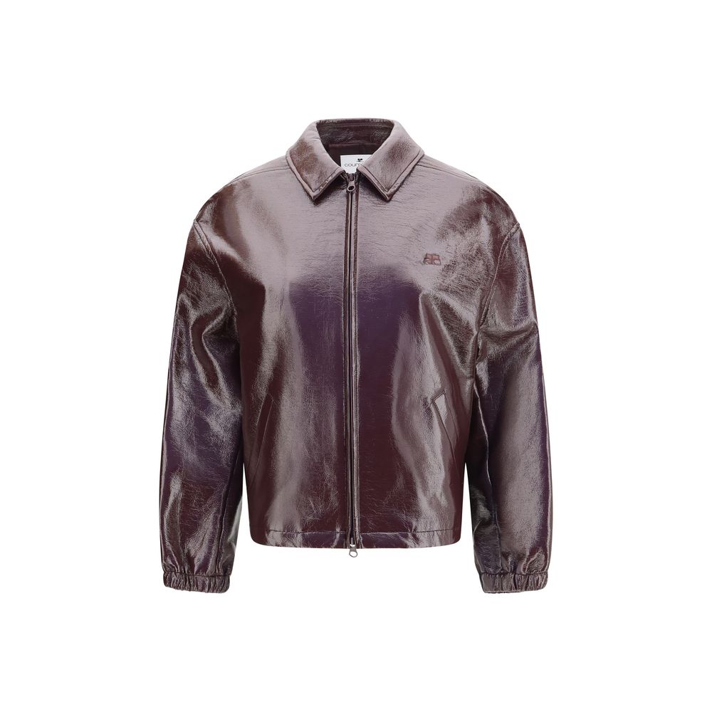 Courrèges Bordeaux Cotton Bomber | Regal Royce