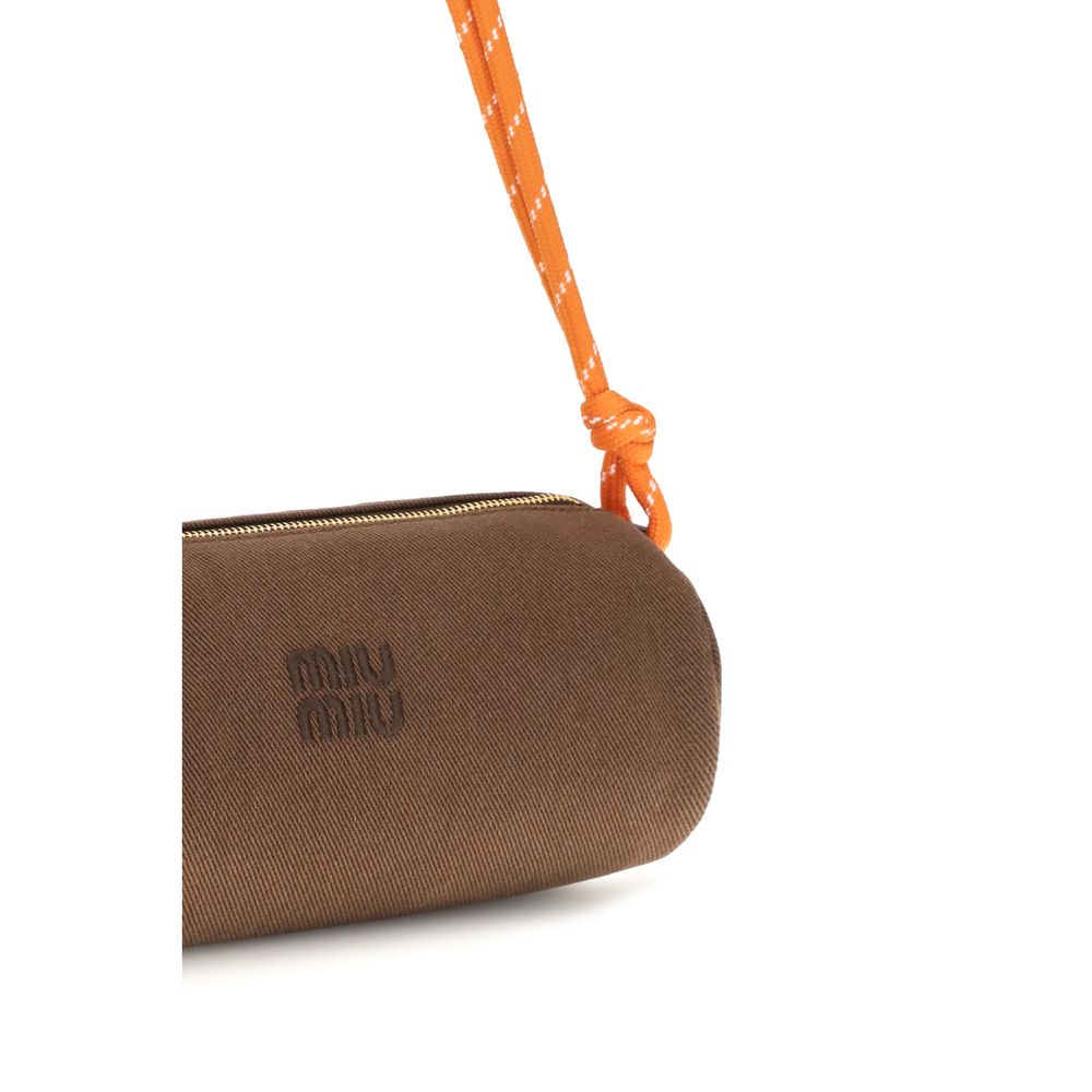 Miu Miu Brown Cotton Wallet | Regal Royce
