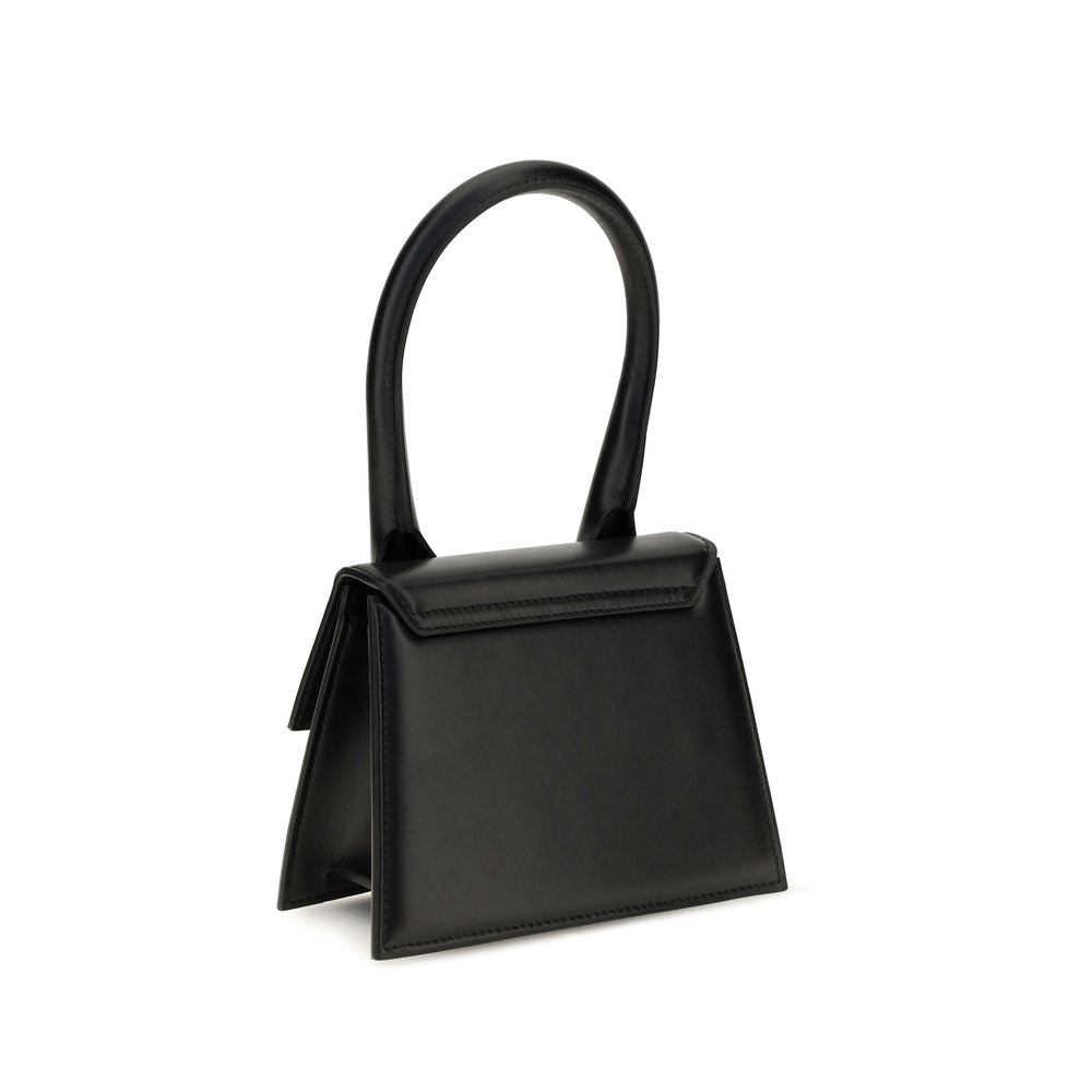 Jacquemus Black Calf Leather Bos Taurus Handbag | Regal Royce