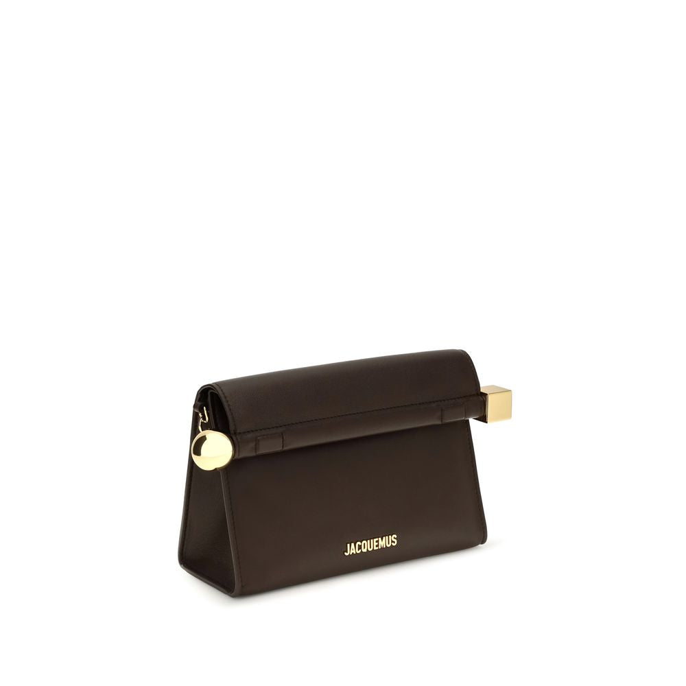 Jacquemus Brown Lamb Ovis Aries Aries Clutch Bag | Regal Royce