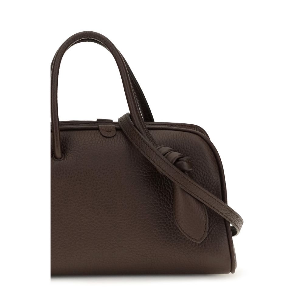 Jacquemus Brown Calf Leather Bos Taurus Handbag | Regal Royce