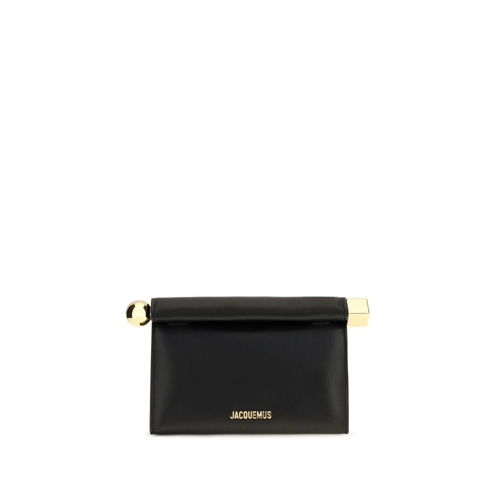 Jacquemus Black Lamb Ovis Aries Aries Clutch Bag | Regal Royce