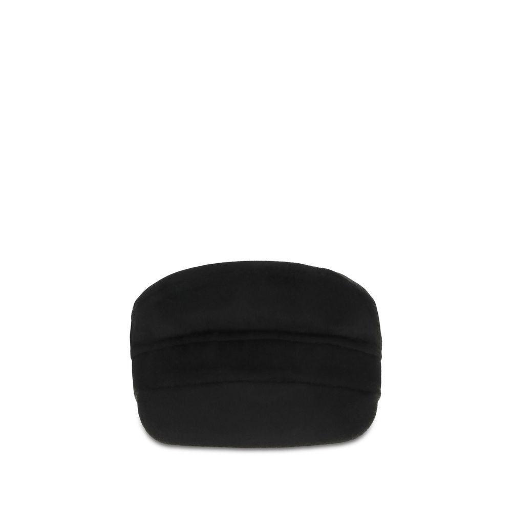 P.A.R.O.S.H. Black Wool Oves Aries Cap (Baseball Hat) | Regal Royce