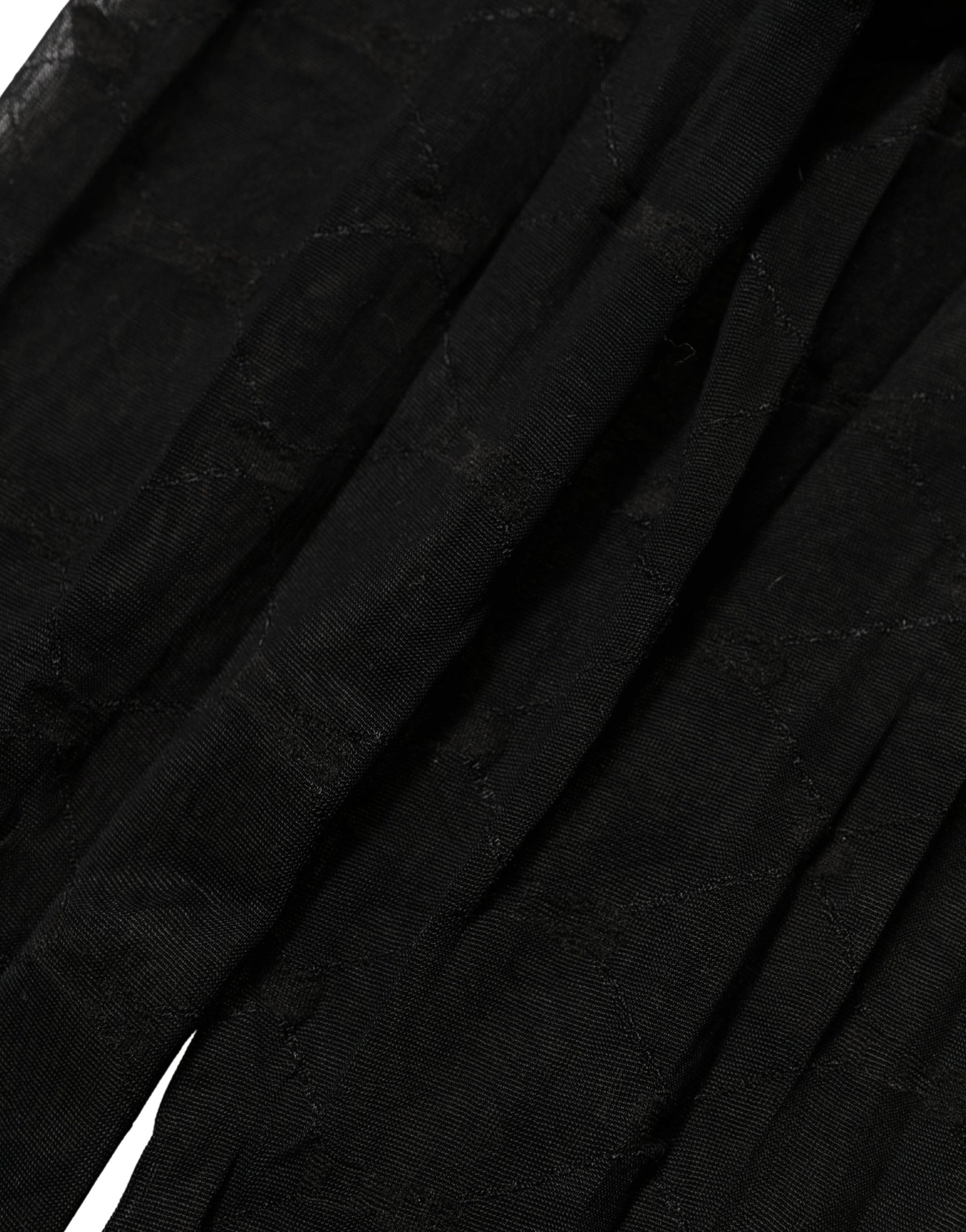 Dolce & Gabbana Black Nylon Logo Tights Stocking Pantyhose Socks | Regal Royce
