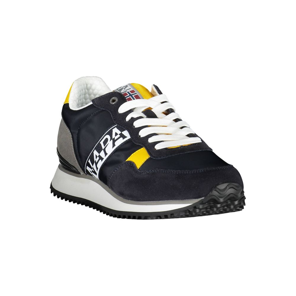 Napapijri Blue Polyester Men's Sneaker | Regal Royce