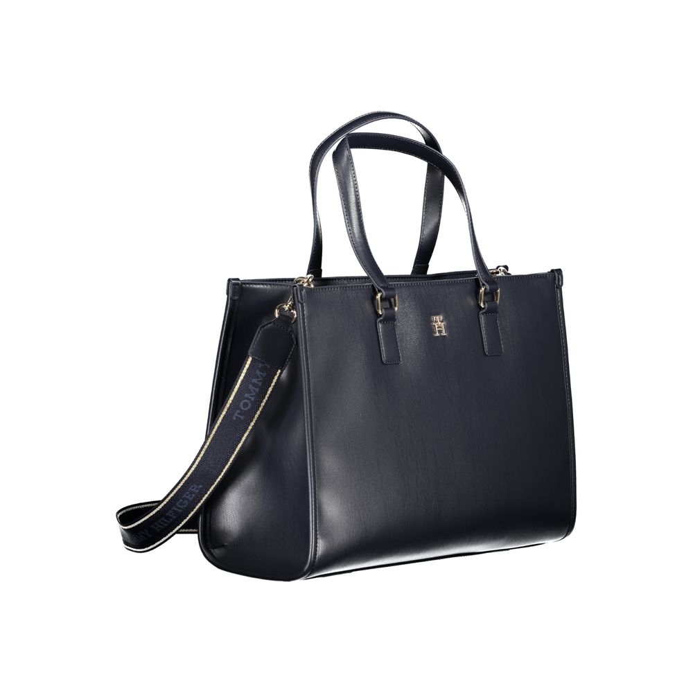 Tommy Hilfiger Blue Polyurethane Women's Bag | Regal Royce