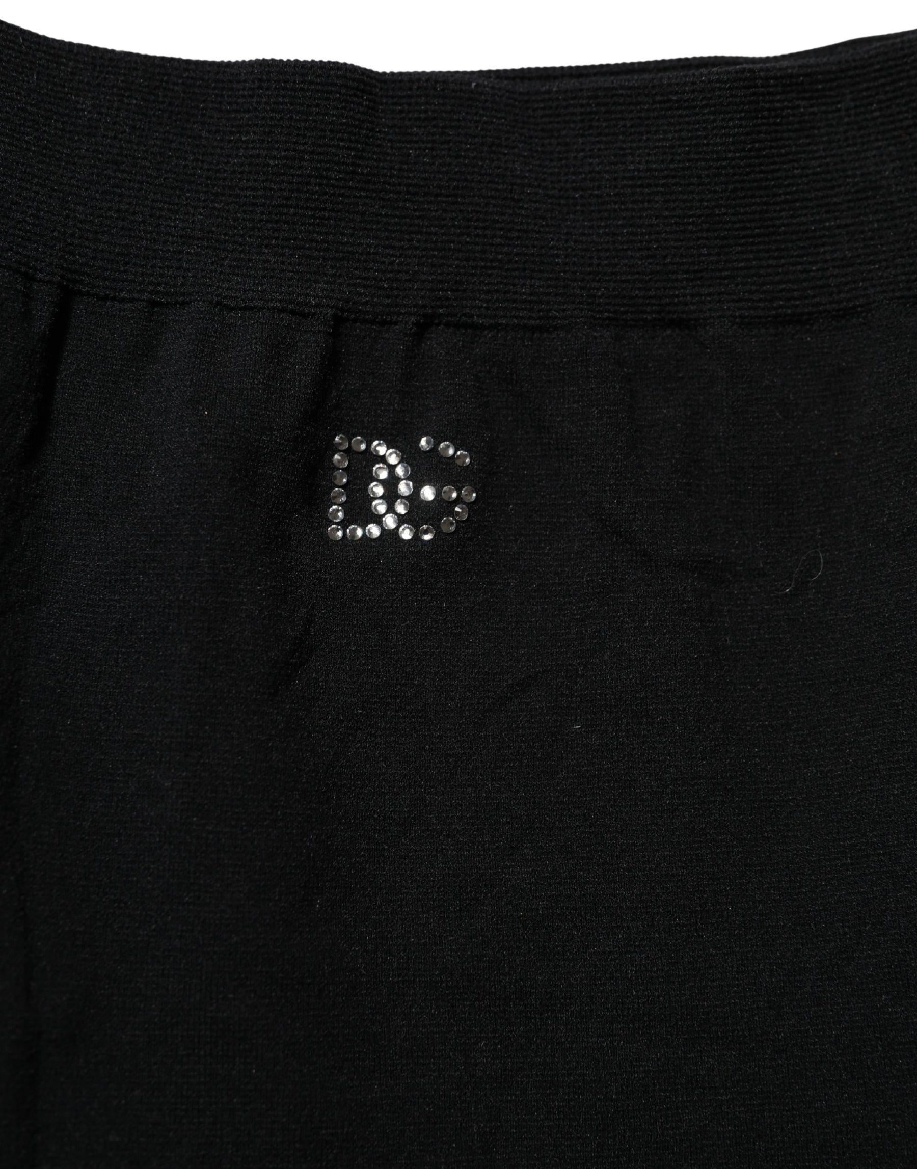 Dolce & Gabbana Black Stripes Tights Stockings Pantyhose Socks | Regal Royce