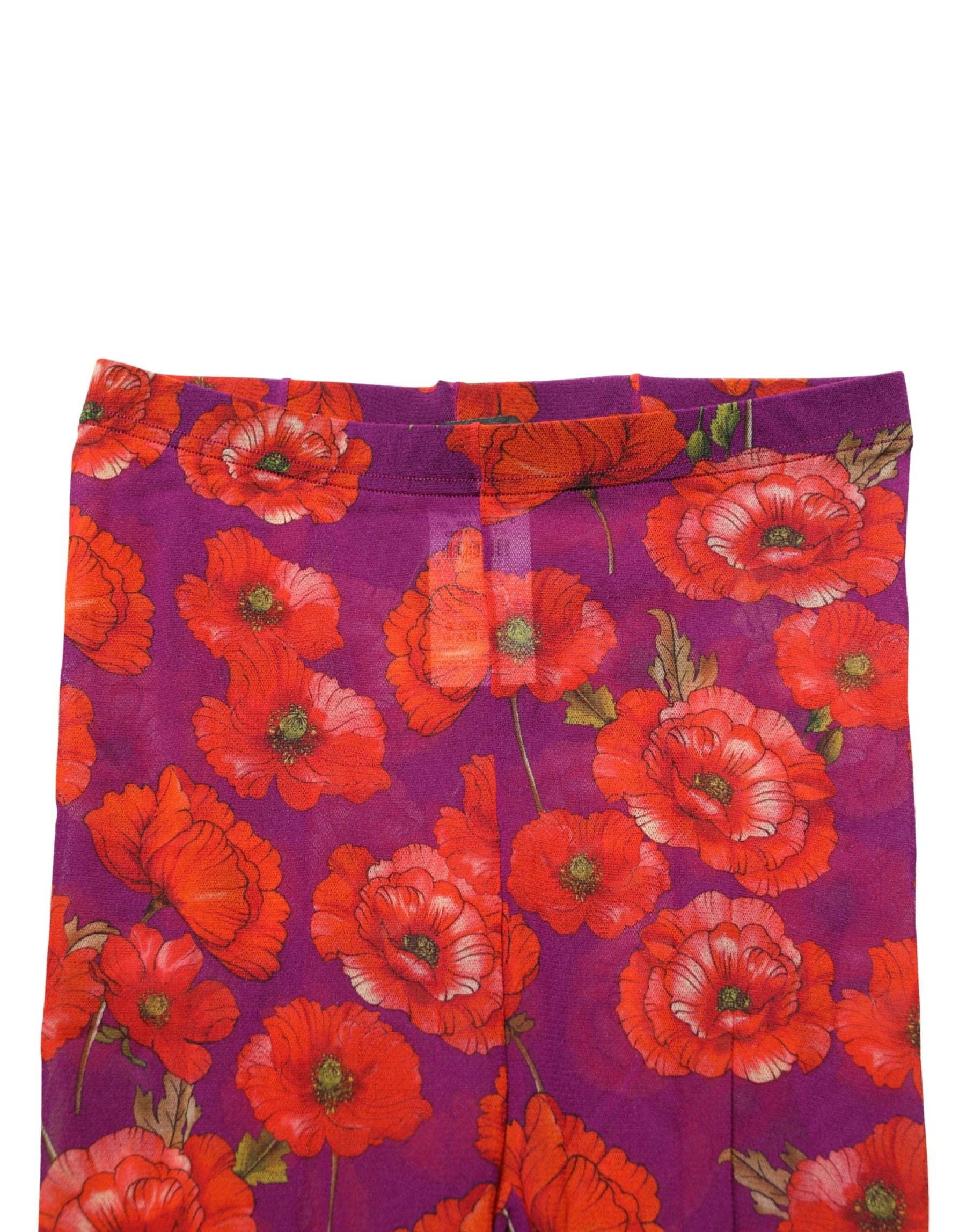 Dolce & Gabbana Purple Nylon Floral Print Tights Stockings Socks | Regal Royce