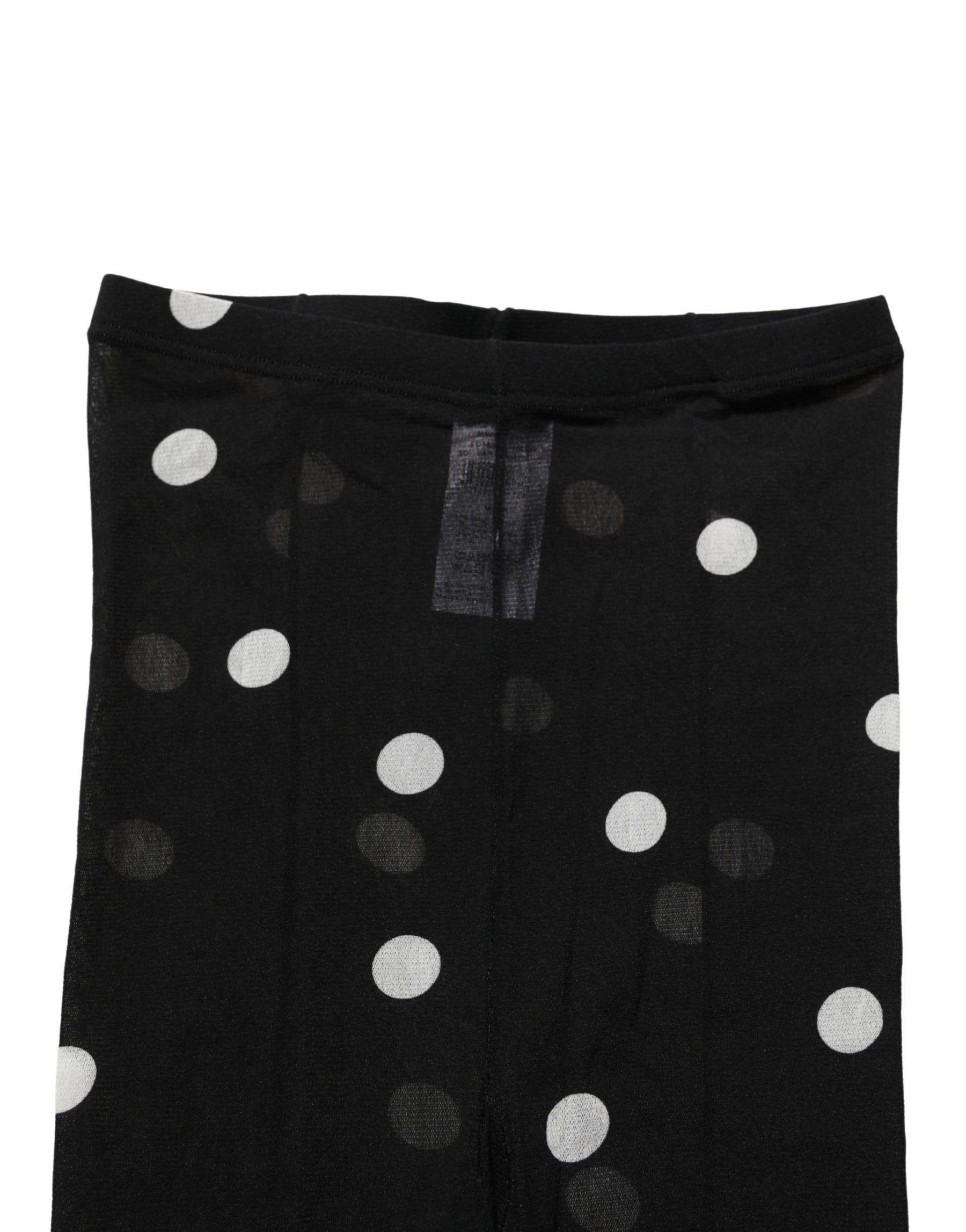 Dolce & Gabbana Black Polka Dot Tights Stockings Pantyhose Socks | Regal Royce