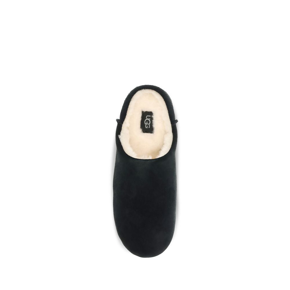 UGG Black Leather Mules | Regal Royce