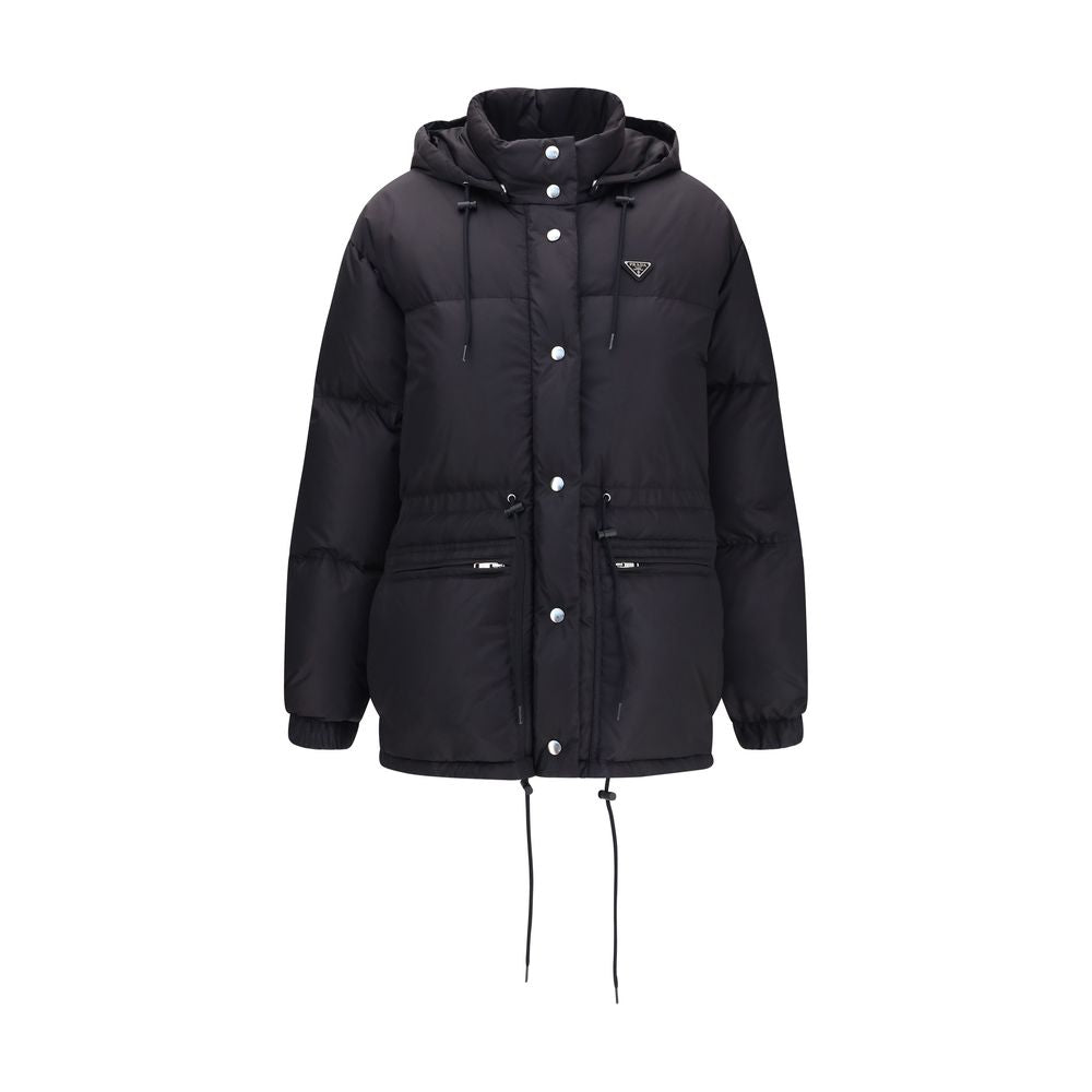 Prada Black Goose Down Parka | Regal Royce