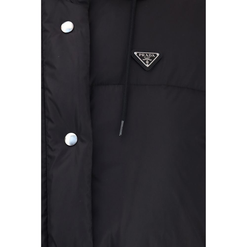 Prada Black Goose Down Parka | Regal Royce