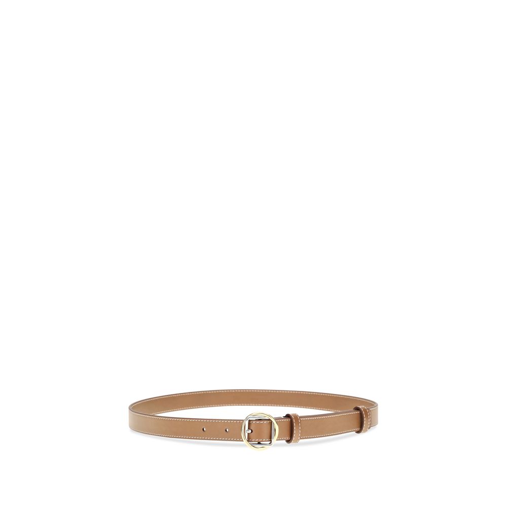 Jacquemus Beige Calf Leather Bos Taurus Thin Belt | Regal Royce