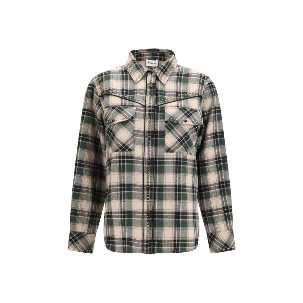 P.A.R.O.S.H. Bicolor Cotton Pattern Shirt | Regal Royce