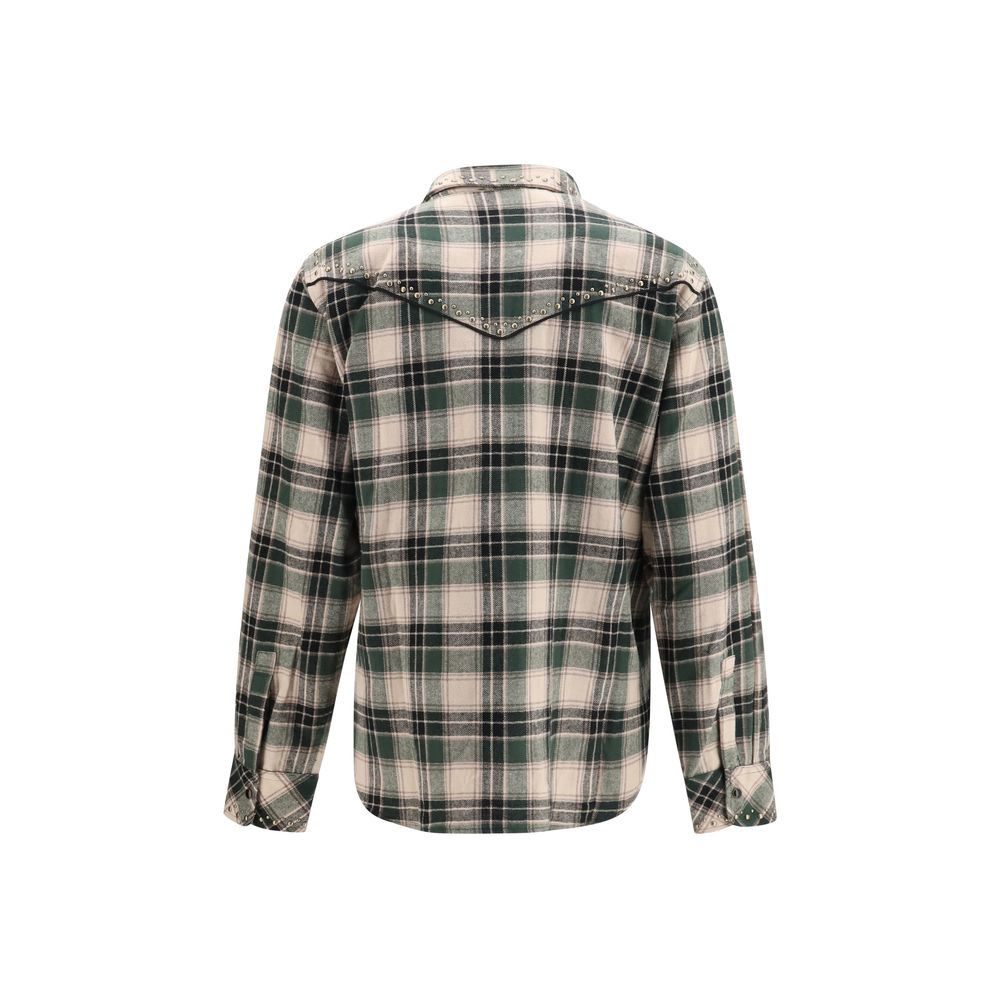 P.A.R.O.S.H. Bicolor Cotton Pattern Shirt | Regal Royce