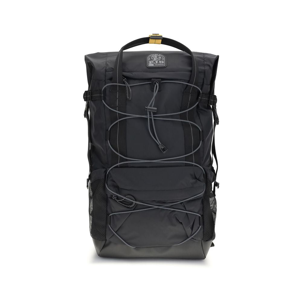 Parajumpers Black Nylon Backpack | Regal Royce
