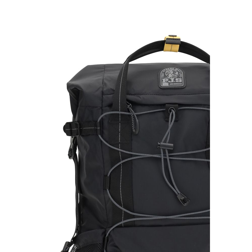 Parajumpers Black Nylon Backpack | Regal Royce