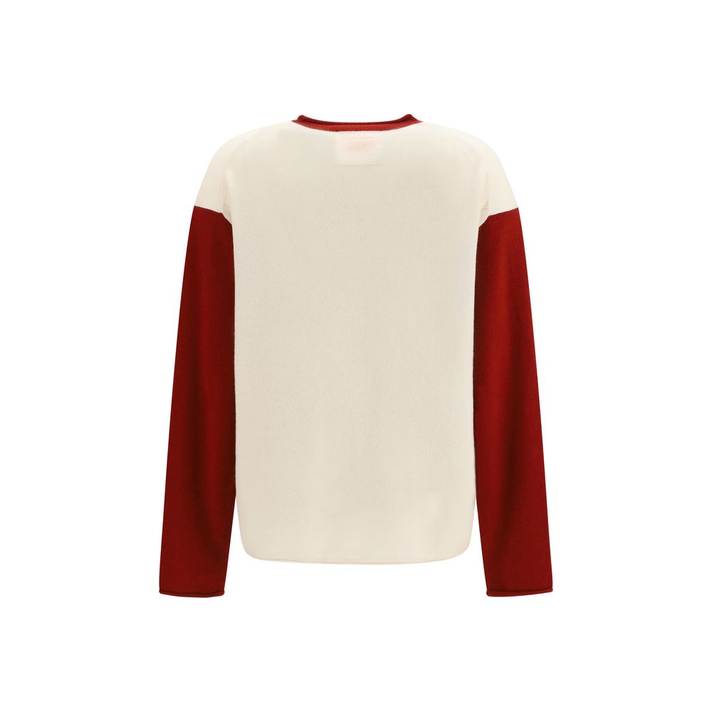 Guest in Residence White Cashmere Sweatshirt | Regal Royce