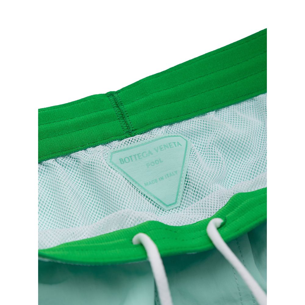 Bottega Veneta Turquoise Polyamide Swim Shorts | Regal Royce
