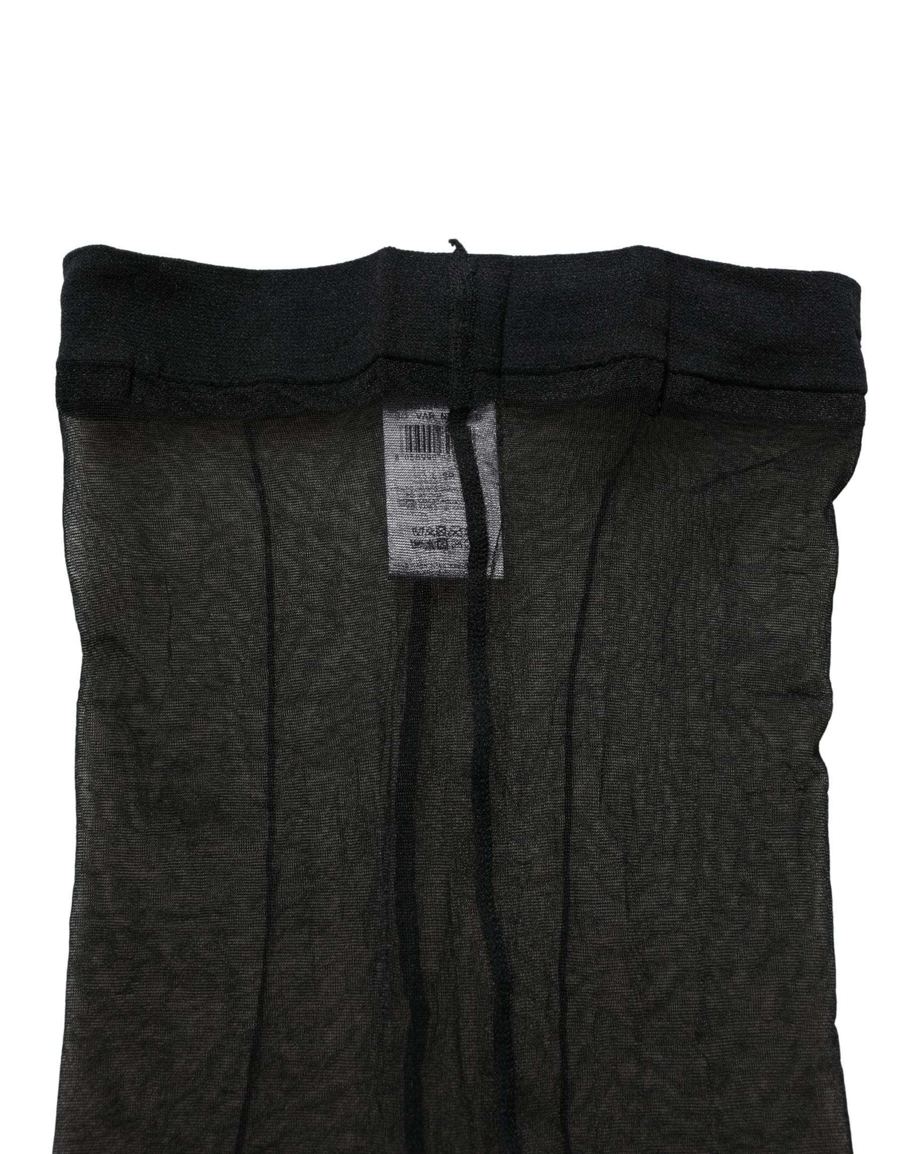 Dolce & Gabbana Black Nylon Tights Stocking Pantyhose Socks | Regal Royce