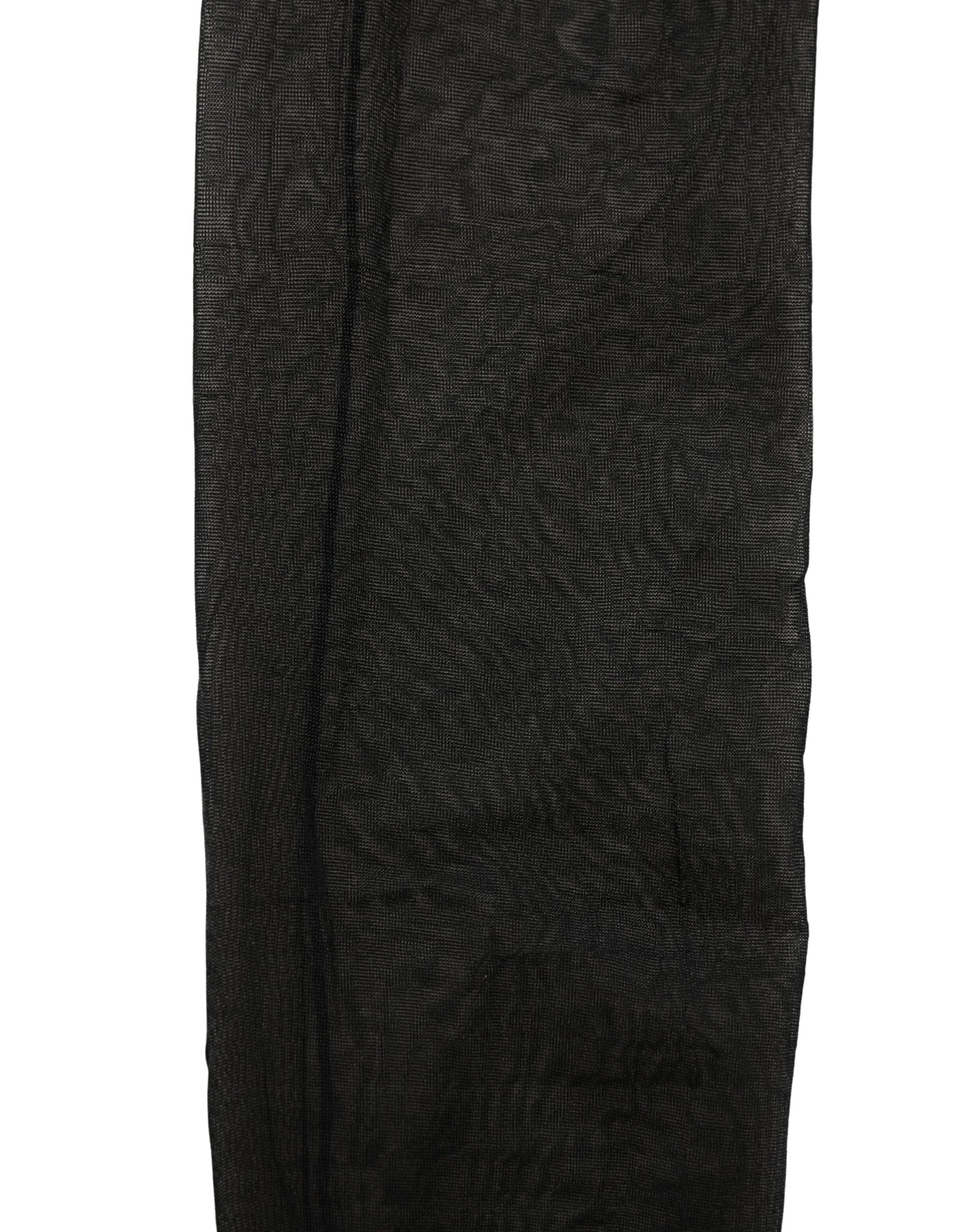 Dolce & Gabbana Black Nylon Tights Stocking Pantyhose Socks | Regal Royce