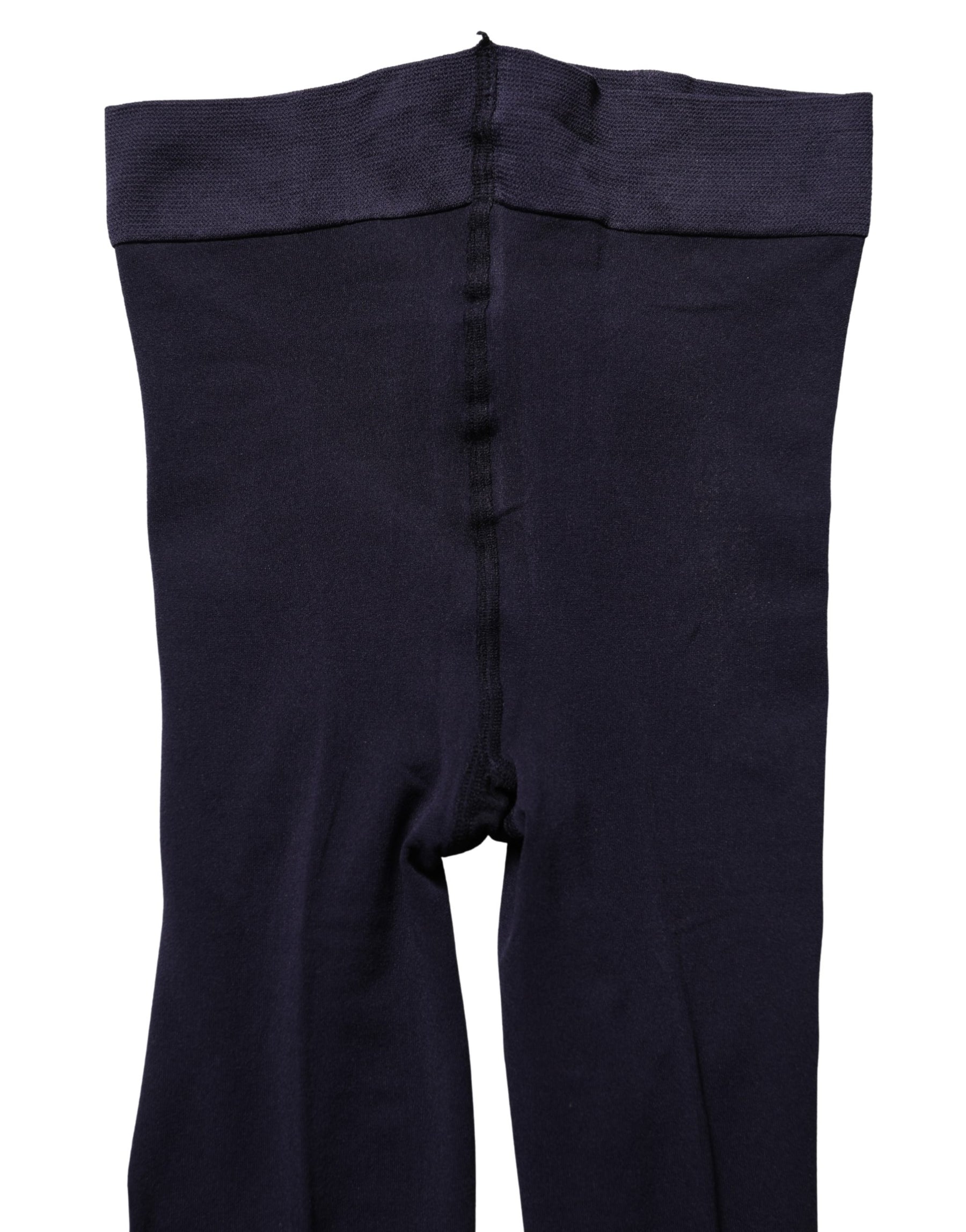 Dolce & Gabbana Dark Blue Nylon Sheer Tights Stockings Socks | Regal Royce