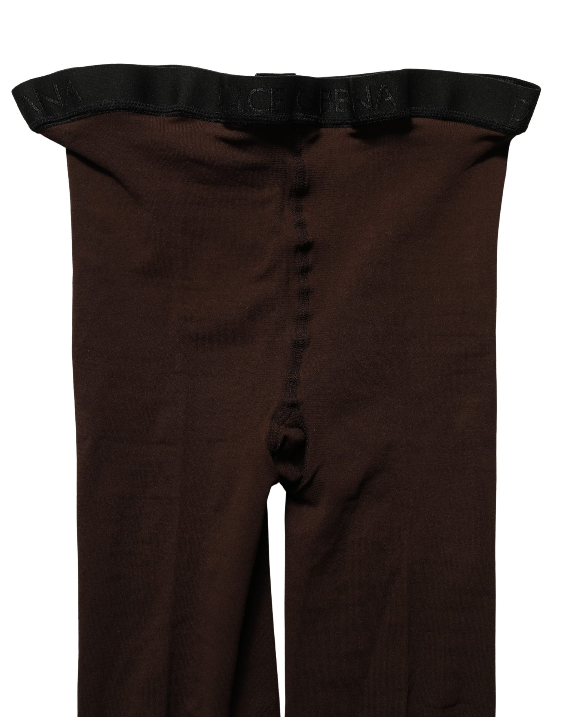 Dolce & Gabbana Brown Nylon Tights Stockings Pantyhose Socks | Regal Royce