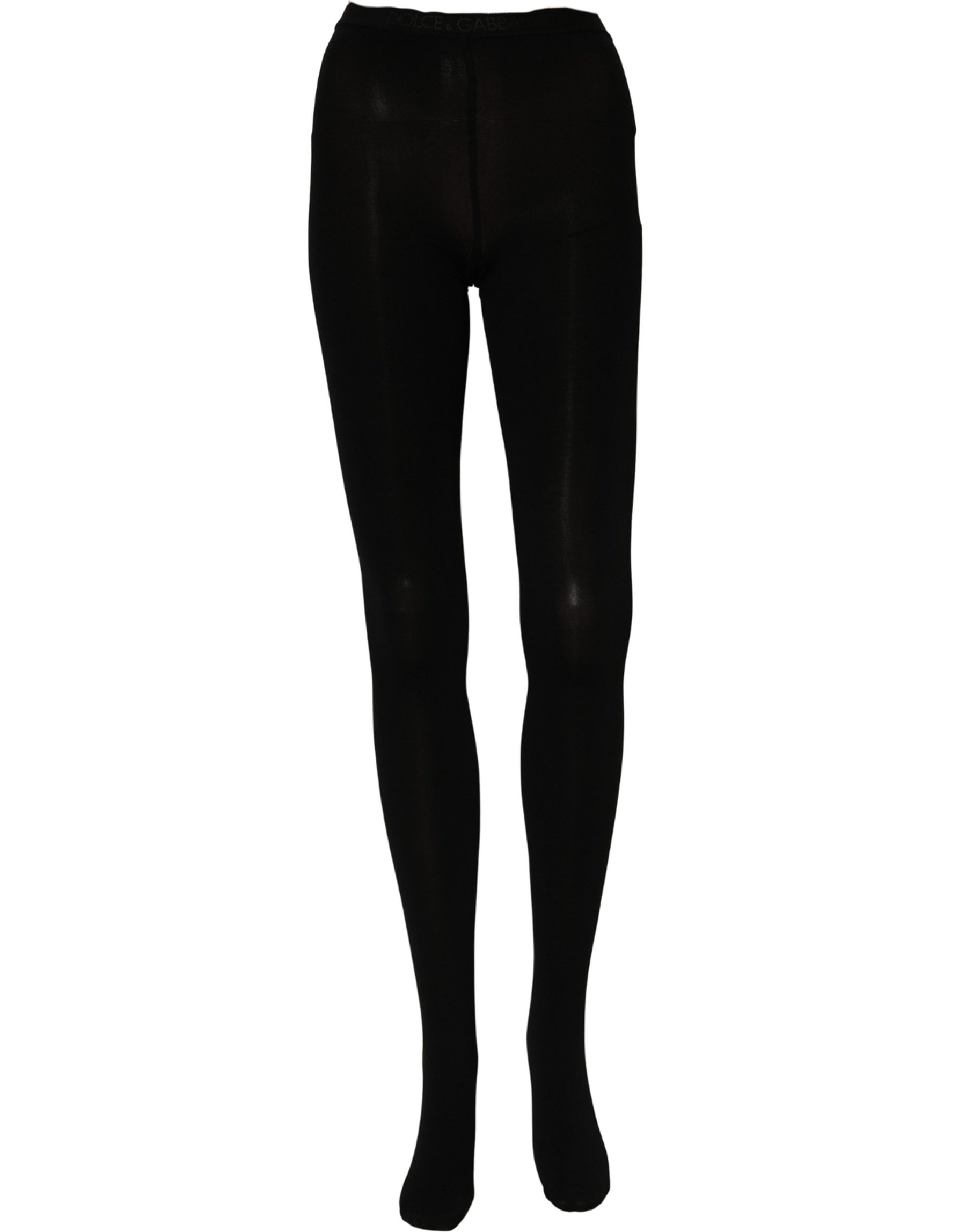 Dolce & Gabbana Black Nylon Tights Stockings Pantyhose Socks | Regal Royce