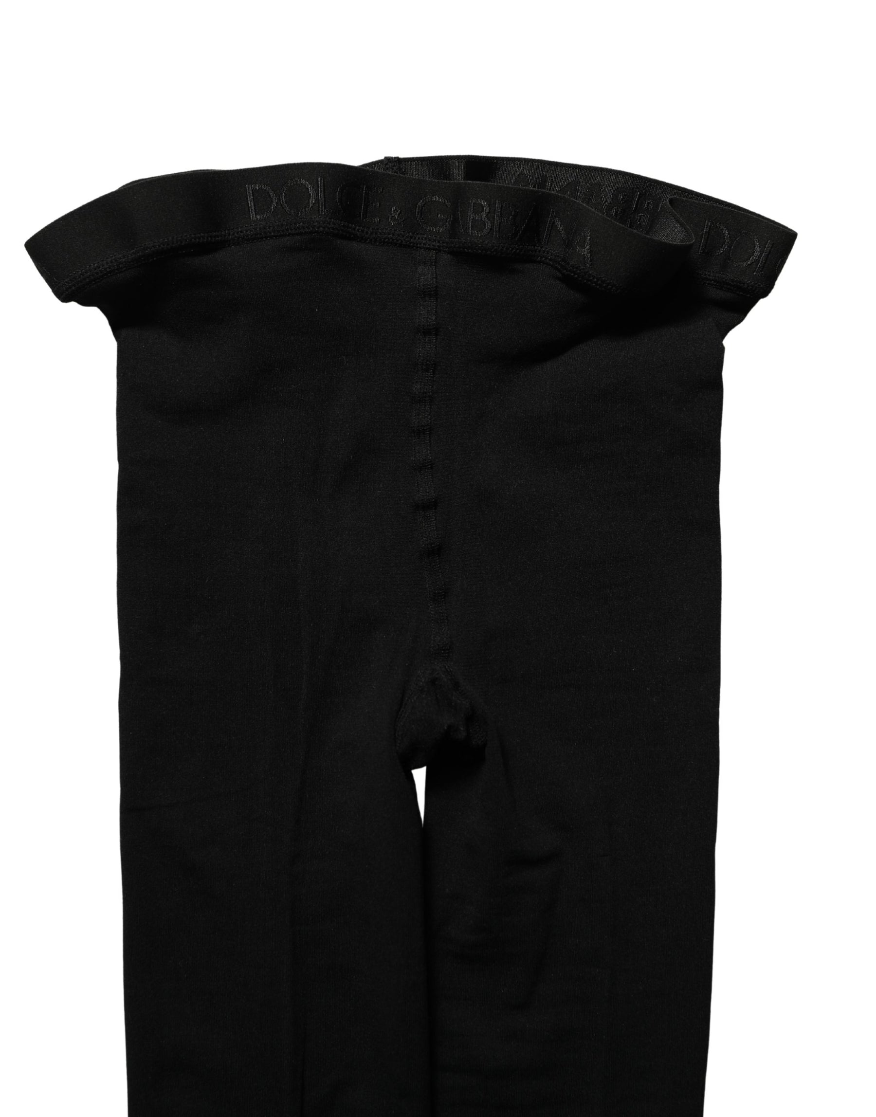 Dolce & Gabbana Black Nylon Tights Stockings Pantyhose Socks | Regal Royce