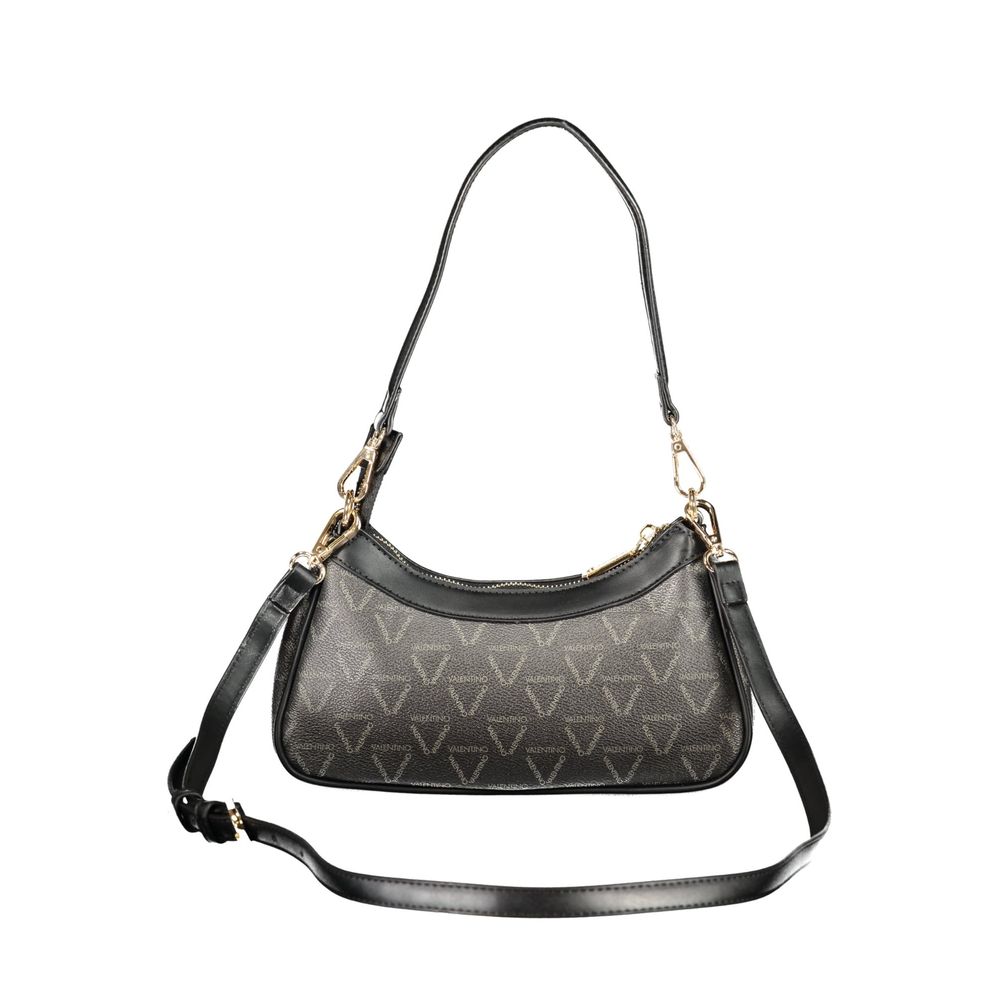 Mario Valentino Black Polyurethane Women's Bag | Regal Royce