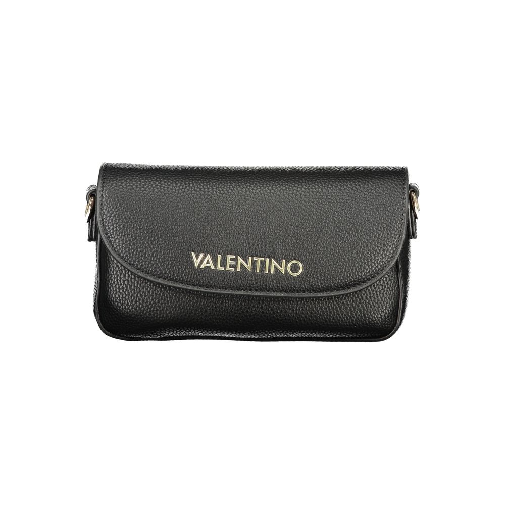 Mario Valentino Black Polyurethane Women's Bag | Regal Royce