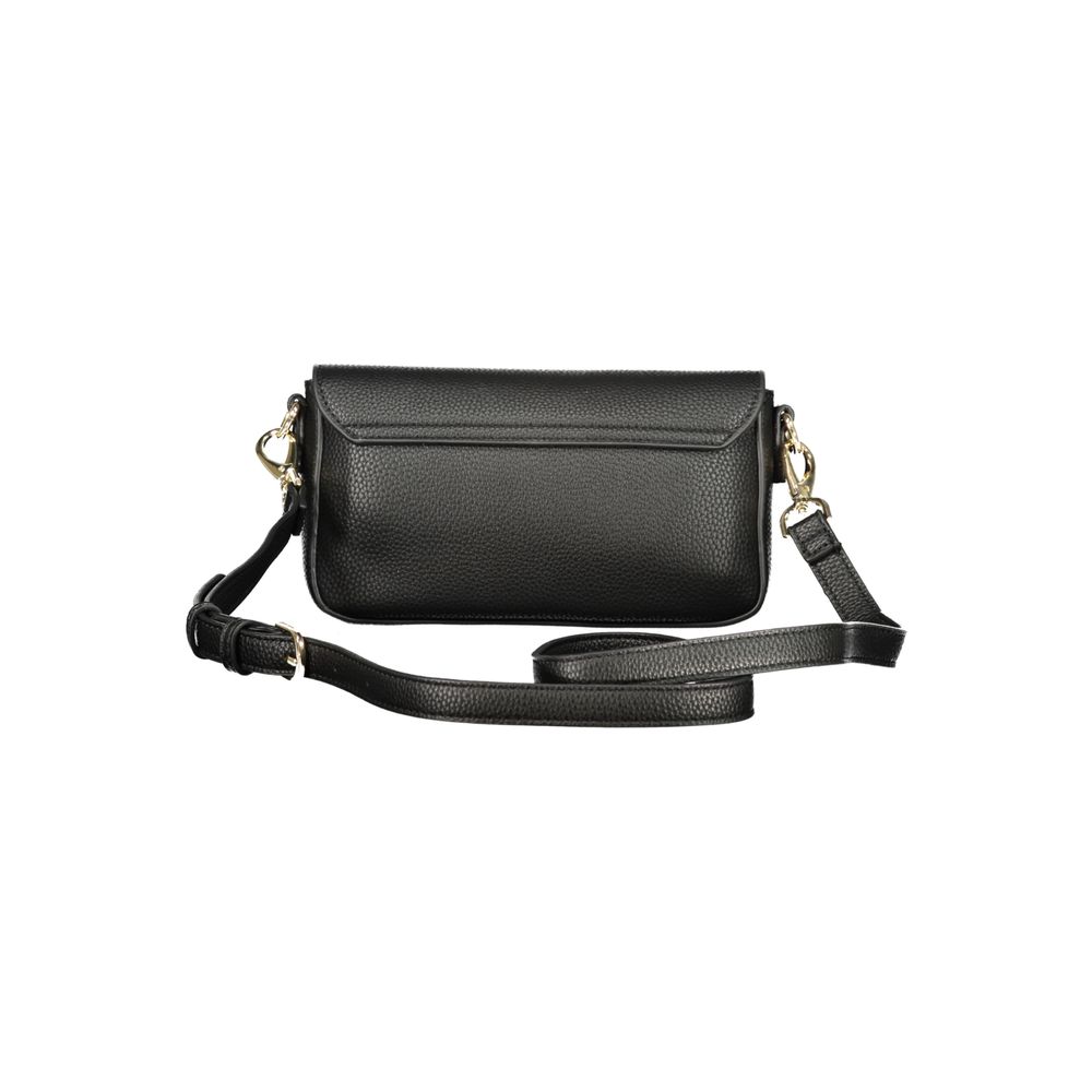 Mario Valentino Black Polyurethane Women's Bag | Regal Royce