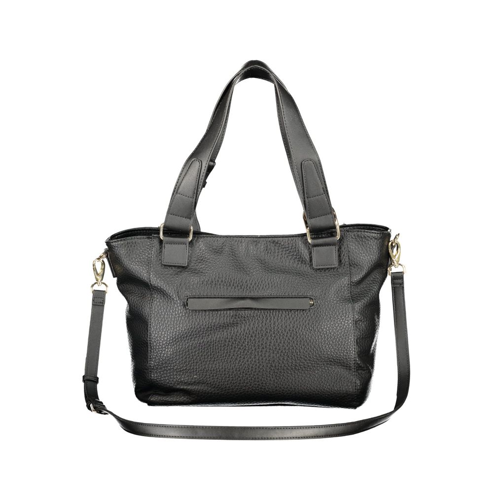 Mario Valentino Nero Polyurethane Women's Bag | Regal Royce