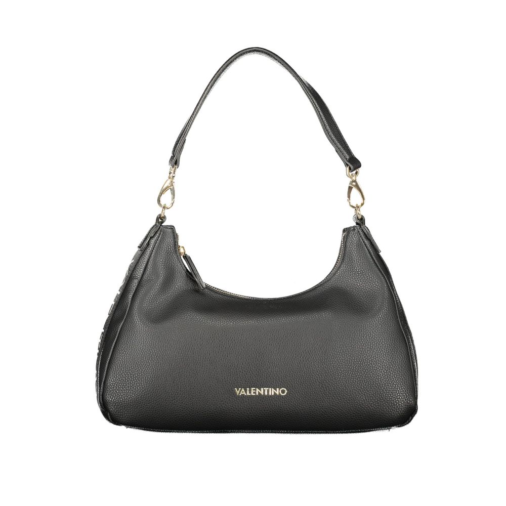 Mario Valentino Black Polyurethane Womens Bag | Regal Royce