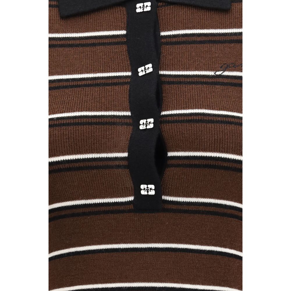 Ganni Brown Wool Oves Aries Casual Dress | Regal Royce