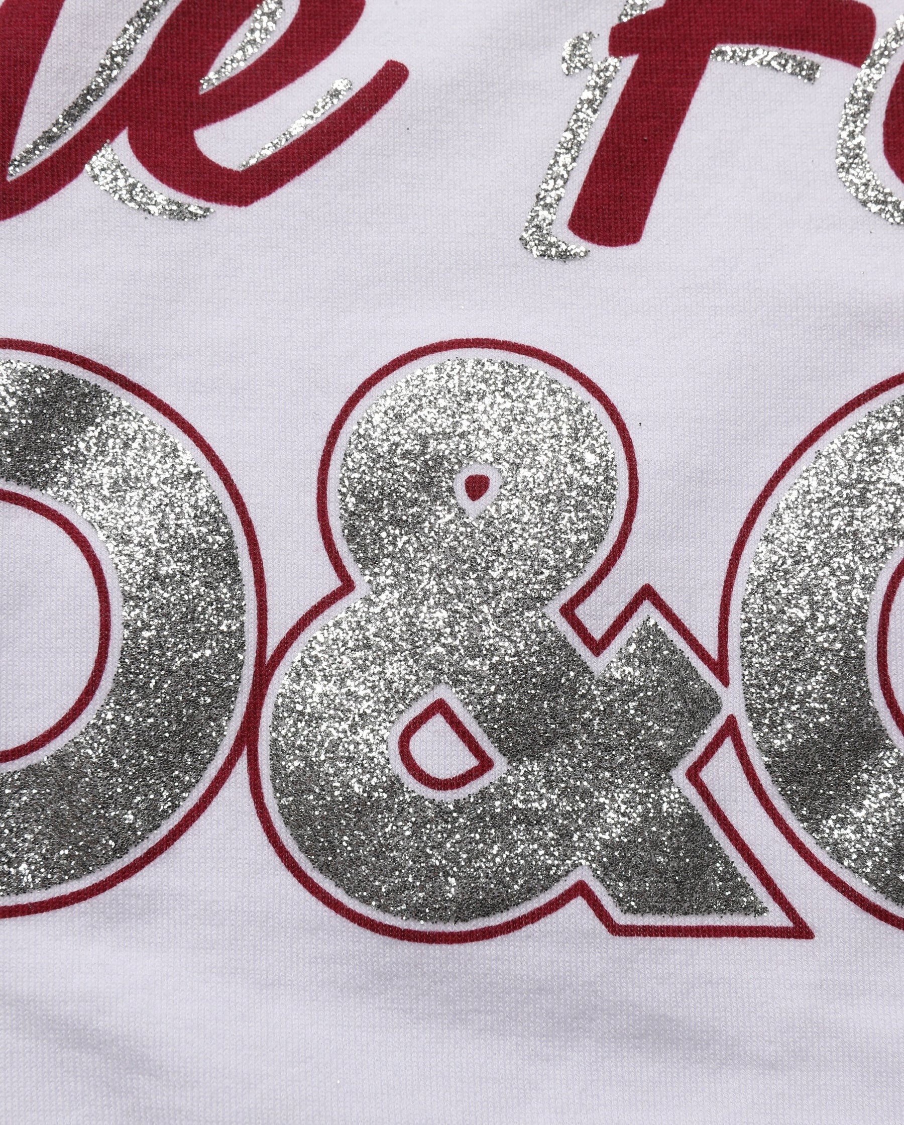 Dolce & Gabbana White Graphic Print Cotton Crew Neck T-shirt | Regal Royce