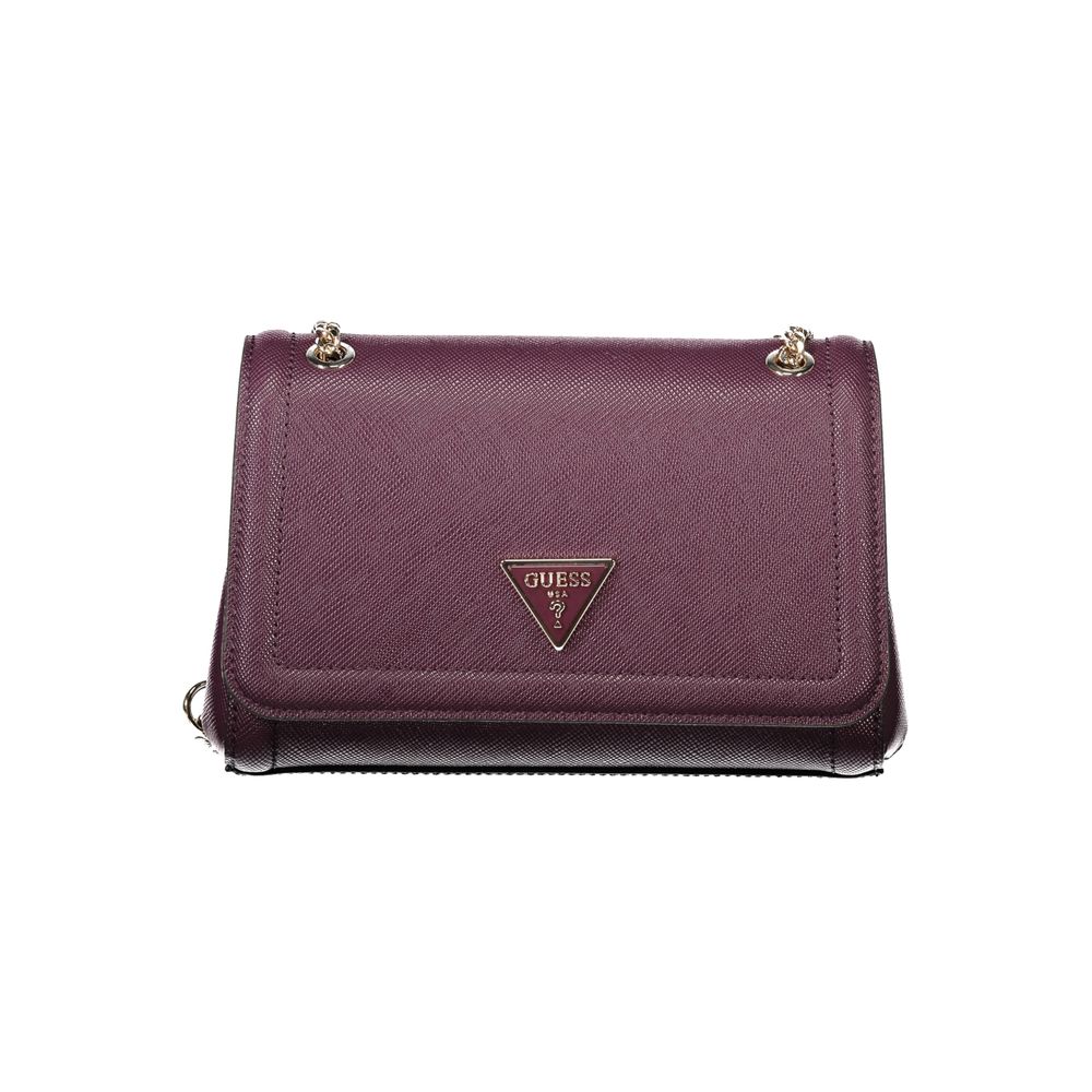 Guess Jeans Purple Polyethylene Women Handbag | Regal Royce