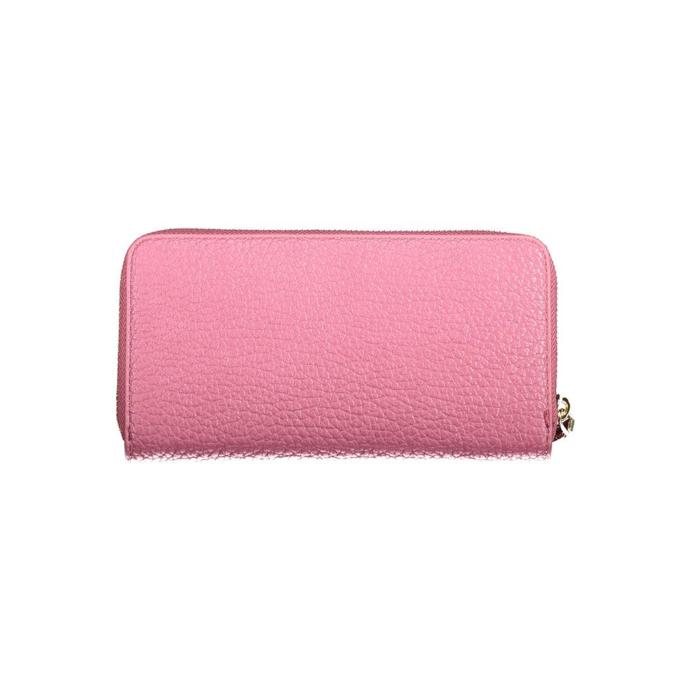 Mario Valentino Pink Polyurethane Women's Wallet | Regal Royce