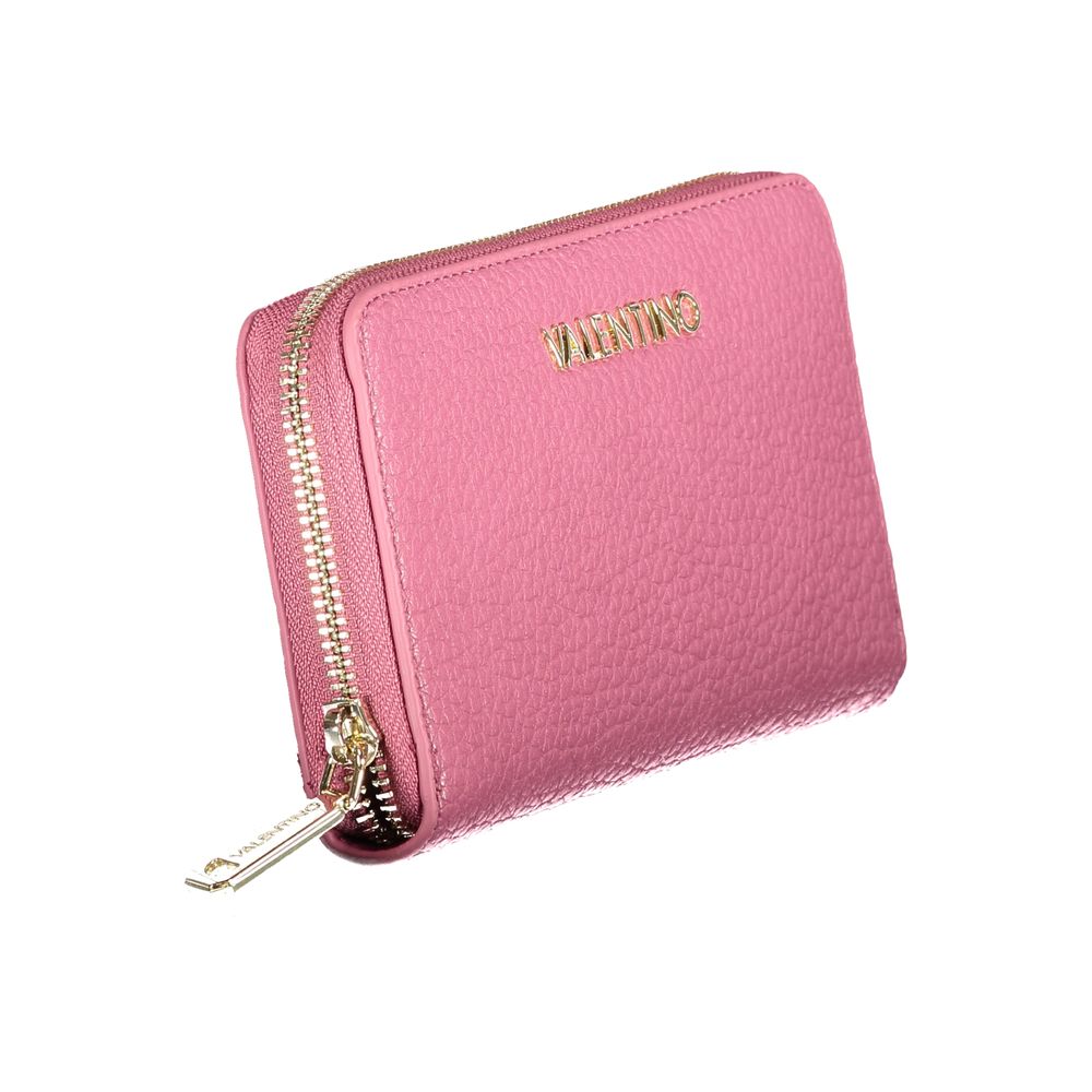 Mario Valentino Pink Polyurethane Women's Wallet | Regal Royce