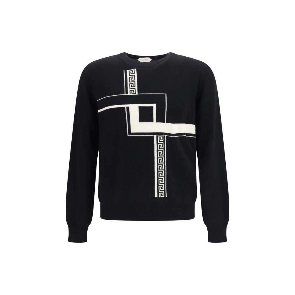 Versace Black Cashmere Sweater | Regal Royce