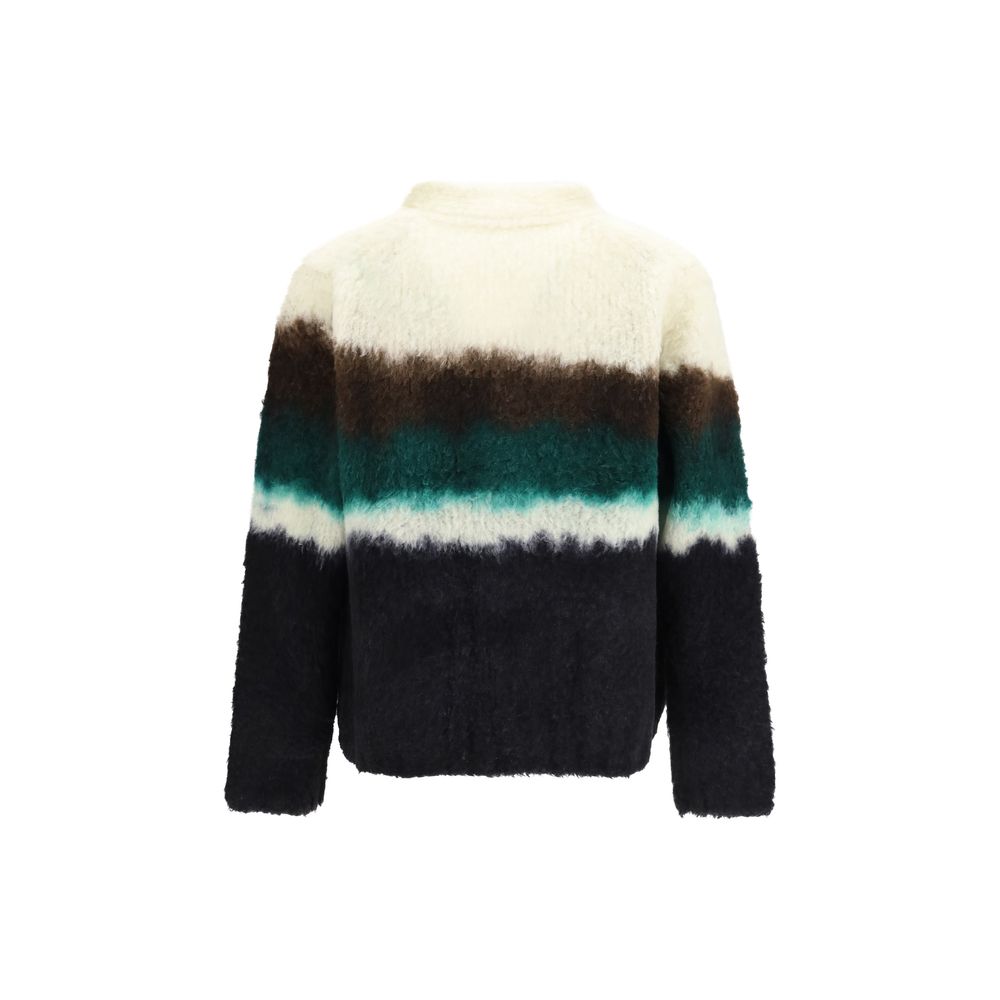 Sacai Multicolor Wool Oves Aries Cardigan | Regal Royce