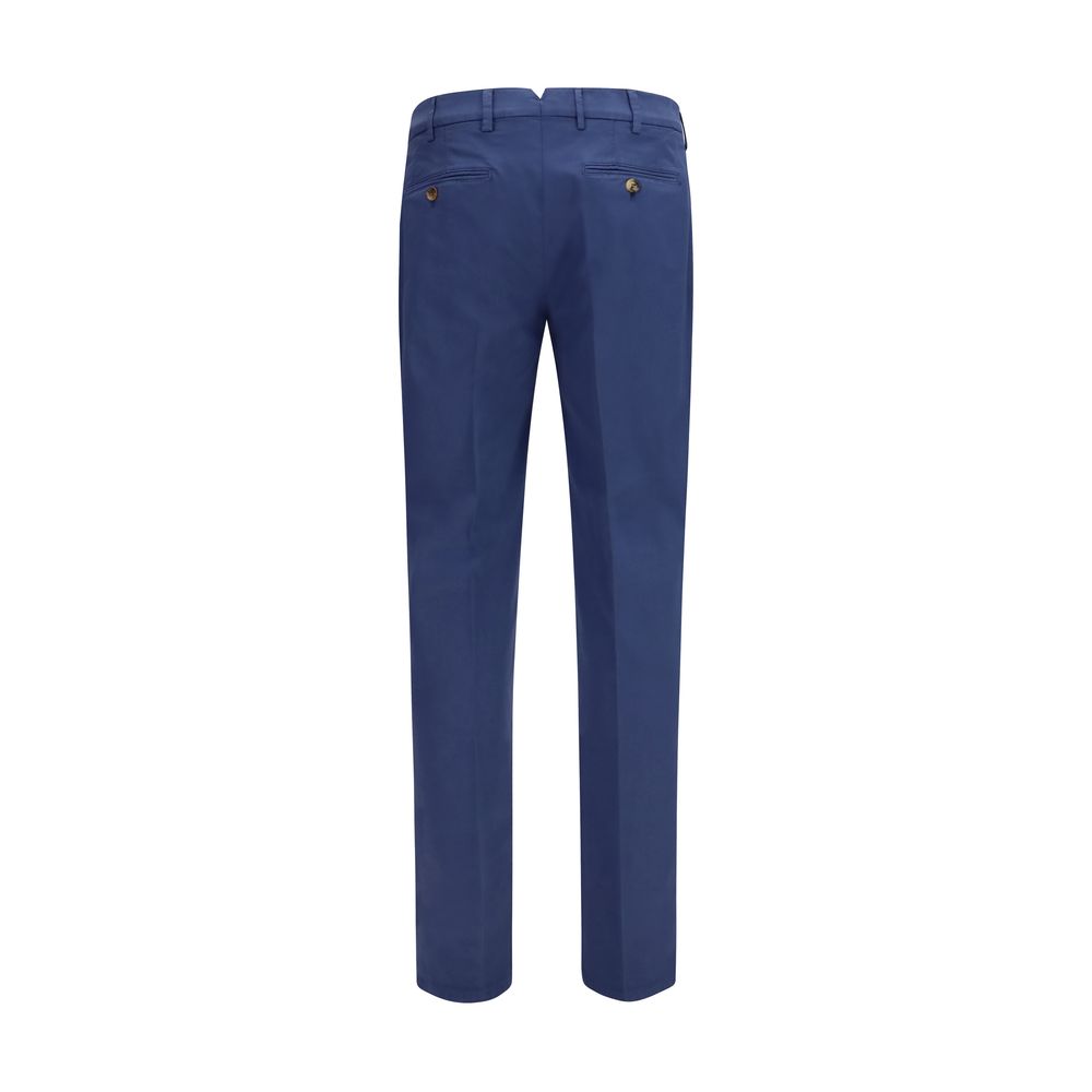 Brunello Cucinelli Blue Cotton Pants | Regal Royce