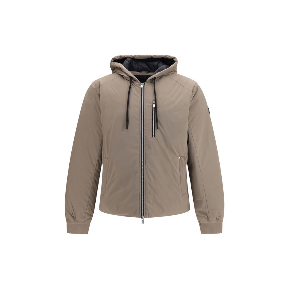 Moose Knuckles Beige Nylon Full-Length Jacket | Regal Royce