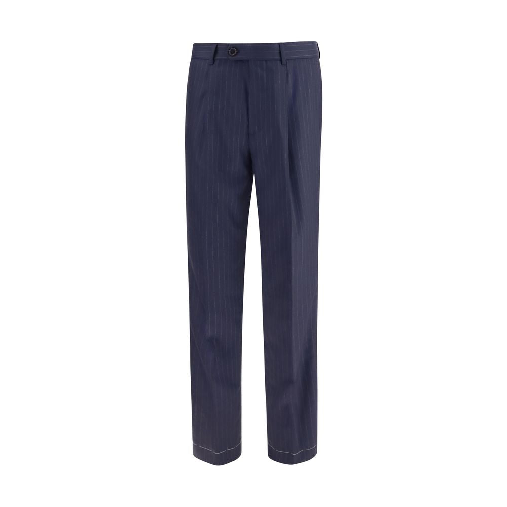 Brunello Cucinelli Blue Wool Oves Aries Dress Pants | Regal Royce