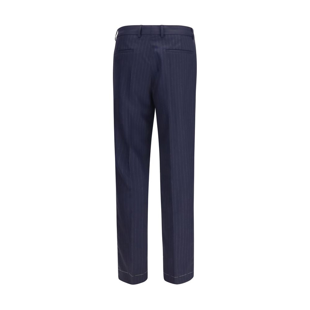 Brunello Cucinelli Blue Wool Oves Aries Dress Pants | Regal Royce