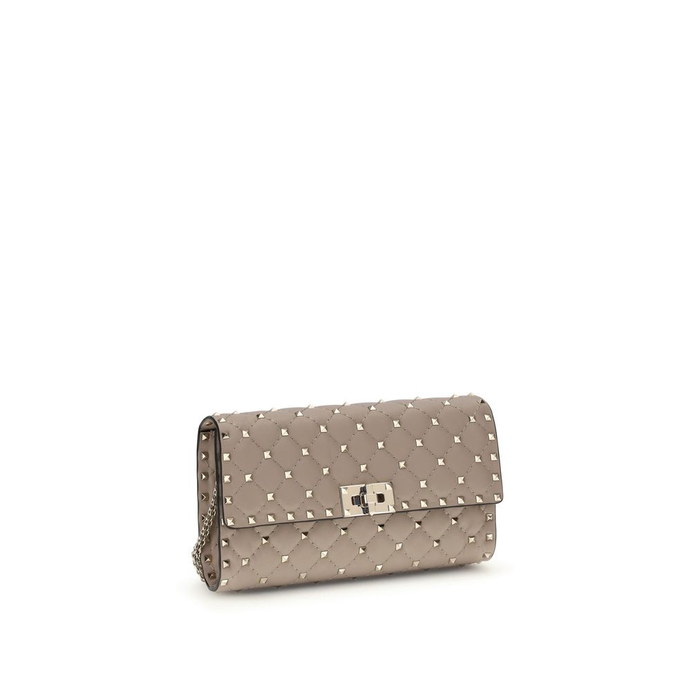Valentino Garavani Beige Calf Leather Bos Taurus Shoulder Bag | Regal Royce