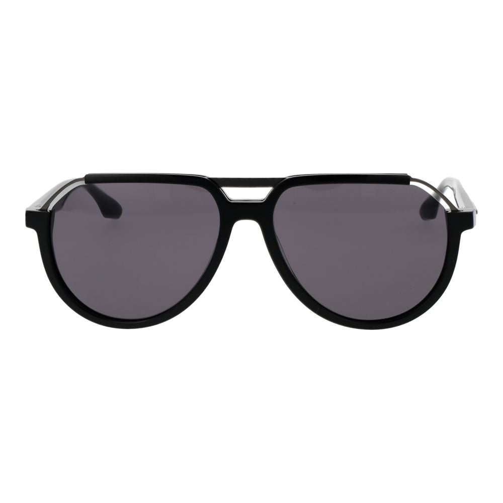 Trussardi Black Acetate & Stainless Steel Sunglasses | Regal Royce