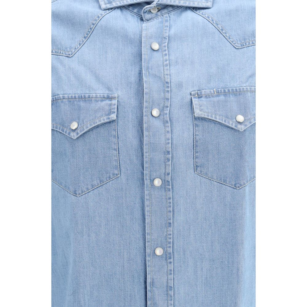 Brunello Cucinelli Blue Denim Shirt | Regal Royce