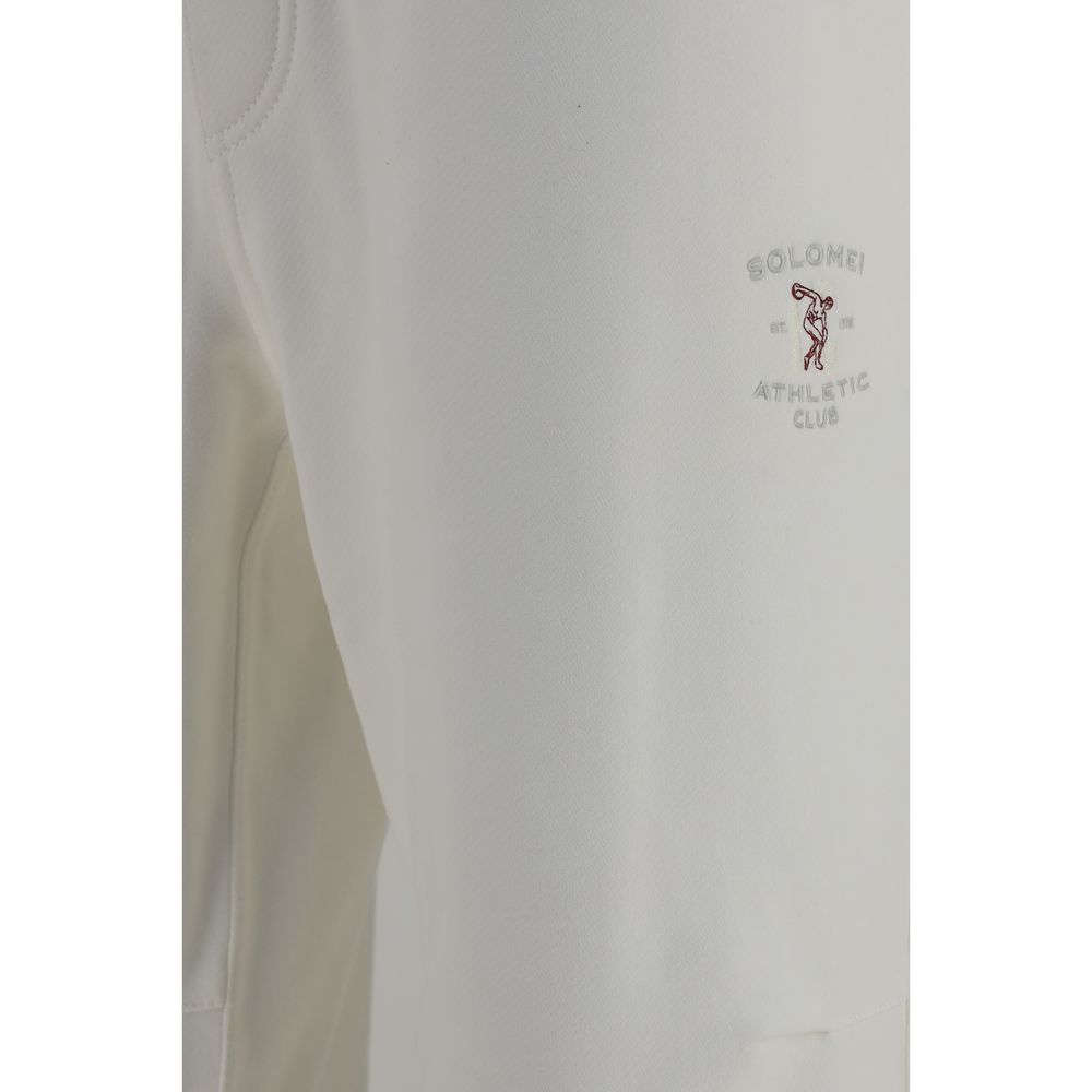 Brunello Cucinelli White Cotton Casual Pants | Regal Royce