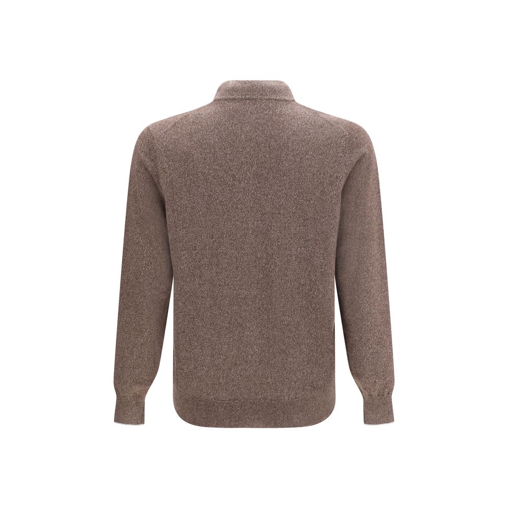 Brunello Cucinelli Brown Cashmere Cardigan | Regal Royce